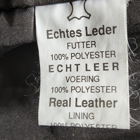 Vintage JL Just Leather – Real Leather Jacket (Size XL) - Picture 7 of 8